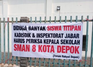 Buntut Beredarnya Spanduk Yang Meminta Kepsek SMAN 8 Kota Depok Agar Diperiksa, Mendapat Tanggapan Dari Ketua Forwara