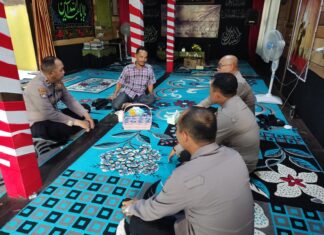 Sat Binmas Polres Kukar Sambangi Tokoh Agama di Yayasan Abu Dzar Al-Ghifari