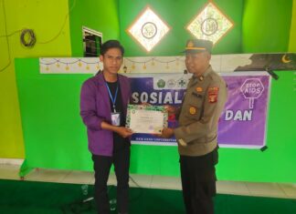 Iptu Saidi R Sosialisasikan Bahaya Narkoba