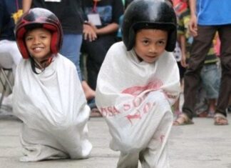 Aneka Lomba dari Relawan Dr.Nuryuliani S.Kom MM berlangsung ramai dan meriah
