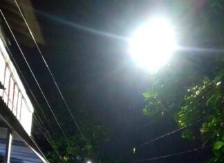 Pekerjaan Penerangan Jalan Lingkungan Kelurahan Tapos di Apresiasi Oleh Warga