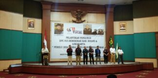 Dewan pimpinan pusat PJI-D Melantik Pengurus DPC PJI-Demokrasi Kab. Bogor Periode Tahun 2023-2026