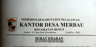Beredar Surat Provokatif Kades Merbau, Ketua KNPI Riau: “Periksa, Tangkap dan Penjarakan!”