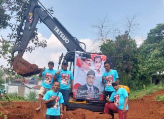 Tim Sahabat Rudy Susmanto Rapihkan Lahan TPU Batu Bongkok Pabuaran Mekar Bentuk Kepedulian dari Ketua DPRD Kabupaten Bogor