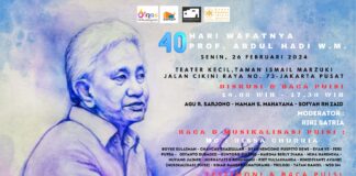 Peringatan 40 Hari Wafatnya Penyair dan Budayawan Prof.Abdul Hadi WM