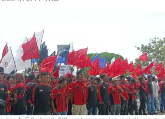 Memperingati May Day 2024, F-Sarbupri Tuntut Pemerintah Kabupaten OKI Bentuk Dewan Pengupahan