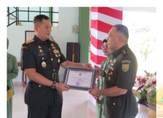 Danrem 044/Gapo Pimpin Sertijab Dandim 0402/OKI-OI