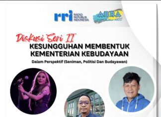 Diskusi Seri Kedua di RRI, ABRA Siap Kawal Proses Pembentukan Kementerian Kebudayaan RI