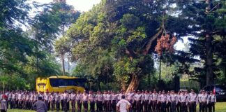 GARDA PRATAMA SATUAN PENGAMANAN SEBANYAK 100 ANGGOTA ANGKATAN A5A KEMBALI DIHASILKAN OLEH PT SPM