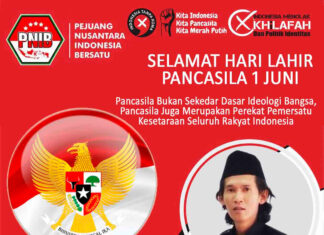 PNIB UCAPKAN SELAMAT HARI LAHIR PANCASILA, WUJUDKAN PANCASILA SEBAGAI DASAR JATIDIRI PEMERSATU KESETARAAN SELURUH RAKYAT INDONESIA