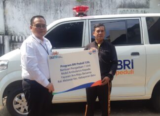 Yayasan Ikra Maju Bersama Terima CSR Dari Bank BRI Kebayoran Baru Berupa Satu Unit Mobil Ambulans
