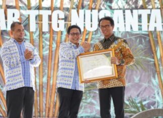 Pj Bupati OKI Raih Penghargaan Bergengsi ‘Lencana Bakti Inovasi Desa’ dari Kemendes