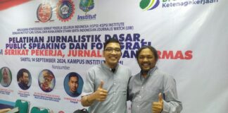 PELATIHAN JURNALISTIK DASAR, FOTOGRAFI DAN PUBLIC SPEAKING DIADAKAN KSPSI INSTITUTE BEKERJASAMA DENGAN STIAMI INSTITUTE