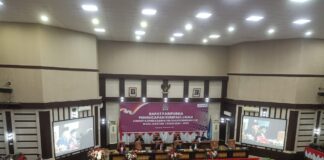 Melalui Rapat Paripurna 45 Anggota DPRD Kabupaten OKI Resmi Dilantik dan Diambil Sumpah