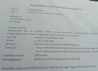 MAKI Akan Geruduk Kemenhukham,Desak Pecat Ka Rutan Depok