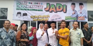 Pengukuhan Tim Pemenangan JADI di Kecamatan Mesuji Raya, Komitmen Perjuangkan Kemenangan Dalam Pilkada OKI