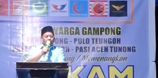 Didepan Ratusan Pendukungnya, HAKAM Sampaikan Visi Misi Konsep Kemandirian Ekonomi