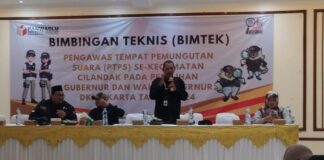 Acara Bimtek Pembahasan Aplikasi Siwaslih Panwascam Cilandak berlangsung Lancar dan Kondusif
