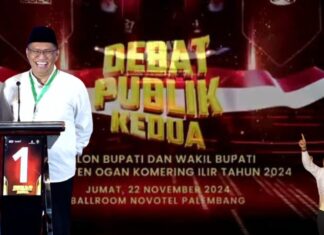 Paslon JADI Tampil Percaya Diri, Lagi – lagi MURI Kabur Usai Debat Kedua Pilkada OKI