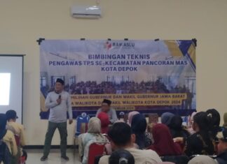 Panwascam Pancoran Mas Depok Adakan Bimtek PTPS 6 Kelurahan, Kenalkan Apps Bale Data Bawaslu Jawa Barat