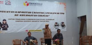 Panwascam Ciracas Jakarta Timur Adakan Bimtek Terakhir, Libatkan 400 PTPS Se-Kecamatan