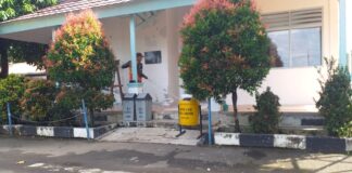 Pekerjaan Pemeliharaan Gedung PKB Dishub Depok Diduga Asal Jadi, Papan Nama Kegiatan Tak Lagi Dipasang