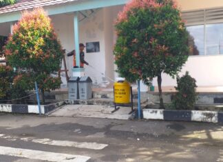 Pekerjaan Pemeliharaan Gedung PKB Dishub Depok Diduga Asal Jadi, Papan Nama Kegiatan Tak Lagi Dipasang