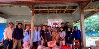 Aksi Nyata BEM BOGOR Raya memberikan Donasi Ke lokasi korban Bencana di Kabupaten Sukabumi