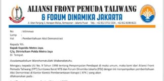 FPT dan FDJ Akan Geruduk KPK Dukung Presiden Prabowo Lawan Koruptor