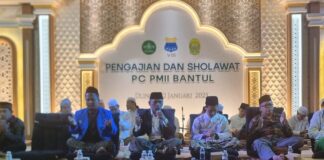 PC PMII Bantul Launching Desa Binaan Dengan Gelar Sholawat dan Pengajian sebagai Puncak PKL 2
