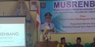 Musrenbang Kelurahan Tugu, Cimanggis Depok, Pastikan Alokasi Dana Rp 300 Juta Per RW Bermanfaat dan Tepat Sasaran