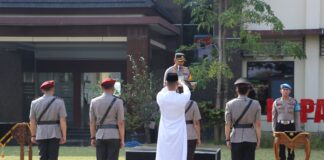 Polres Demak Gelar Sertijab Wakapolres dan Kasat Reskrim