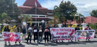 Negeri Kenyang, Otak Kosong: Aliansi Mahasiswa Bantul Gelar Aksi Simbolis Gugat Prioritas Pendidikan Yang Terabaikan