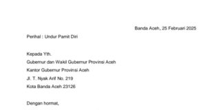 Beredar, Surat Pengunduran Diri Hoaks Deputi di BPMA