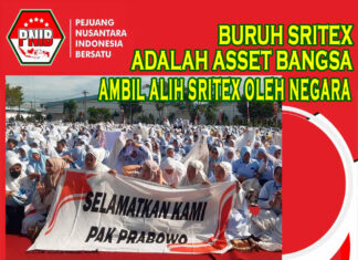 PNIB : Buruh Sritex Itu Aset Bangsa, Jangan Telantarkan Mereka Karena Persaingan Bisnis, Negara Wajib Hadir Selamatkan Buruh