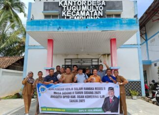 dr. Gede Suwardi Anggota DPRD OKI Gelar Reses, Terima Berbagai Aspirasi Warga