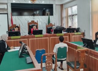 Hakim PN Depok Vonis Terdakwa Pembunuhan Berencana, Selama 18 Tahun Penjara