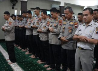 Polres Demak Gelar Salat Ghaib untuk 3 Polisi di Lampung yang Gugur Dalam Tugas