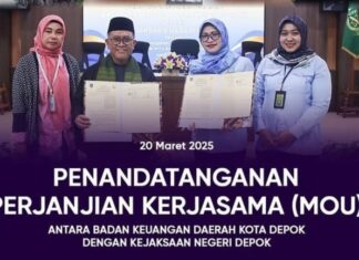 Guna Mencegah Penyimpangan Hukum, Badan Keuangan Daerah Kota Depok Lakukan MoU Dengan Kejaksaan