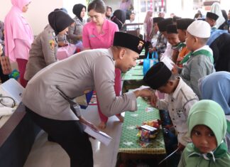 Polres Demak Gelar Do’a Bersama Anak Yatim Piatu