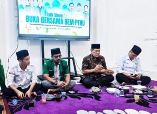 KETUA LPT NU JAMBI ISI MATERI TALK SHOW BEM PTNU JAMBI PROF.BAHRUL : PEMUDA HARI INI ADALAH PEMIMPIN DI MASA YANG AKAN DATANG
