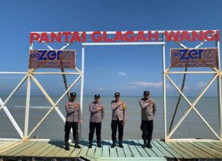 Satbinmas Polres Demak Patroli dan Beri Imbauan di Obyek Wisata Istambul