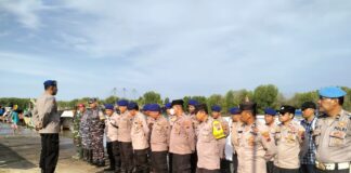 Polres Demak Terjunkan Ratusan Personel Amankan Tradisi Syawalan