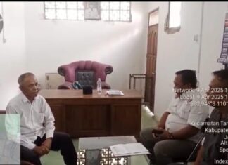 Aliansi Lembaga Swadaya Masyarakat (LSM) ” Aliansi Lembaga Peduli Lingkungan Hidup Datang Ke Kantor Desa Sugihmanik dan Kantor Kecamatan Tanggungharjo Terkait Masalah Mafia Tanah