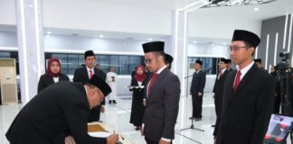 Lantik 78 Pejabat Fungsional, Wamen ATR/Waka BPN Tekankan Profesionalisme dan Integritas