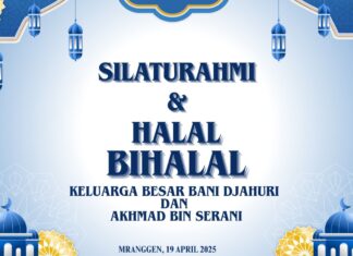 Siti Supenah Gelar Halal Bihalal Momen Pererat Silaturahmi Bani Jahauri