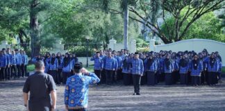 Pimpin Apel Kesadaran Nasional, Sekda Nagan Raya Soroti Persiapan Evaluasi Penilaian KLA