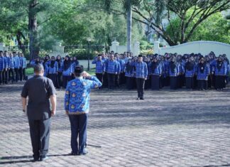 Pimpin Apel Kesadaran Nasional, Sekda Nagan Raya Soroti Persiapan Evaluasi Penilaian KLA