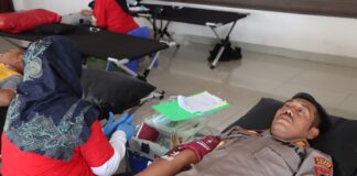 Wujud Kepedulian Sosial, Polres Demak Gelar Donor Darah
