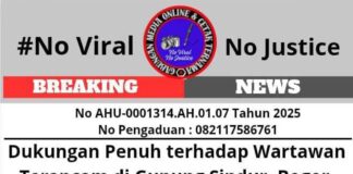 Dukungan Penuh Untuk Iwang Wartawan Terancam Di Gunung Sindur Bogor